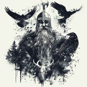 poetry-god-tattoo-broken-realism-refined-contrast – tattoo design ideas free ai generated – Gallery: odin-inkby-ai