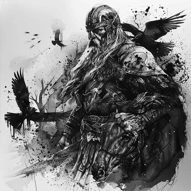 odin tattoo design ideas Realism visual accuracy magic represents perseverance