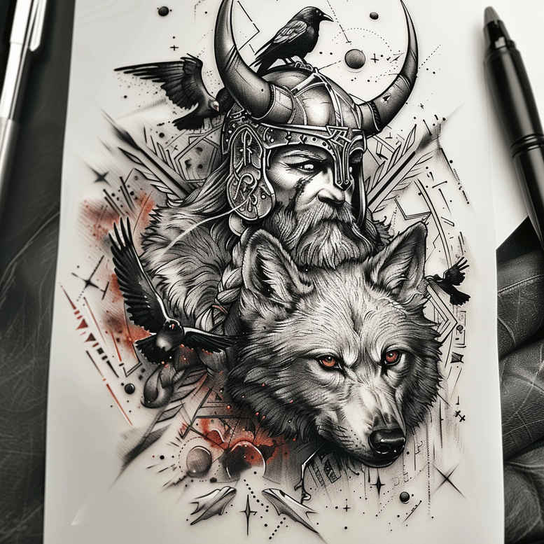 odin tattoo design ideas bold motifs mythology shows determination