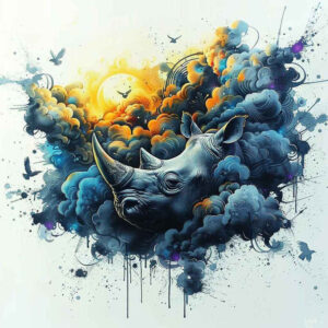abstract-animals – tattoo design ideas free ai generated – realism-fine-lines – for-shoulder – Gallery: other-animals-inkby-ai