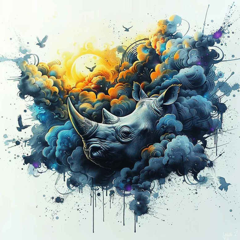 abstract-animals – tattoo design ideas free ai generated – realism-fine-lines – for-shoulder – Gallery: other-animals-inkby-ai