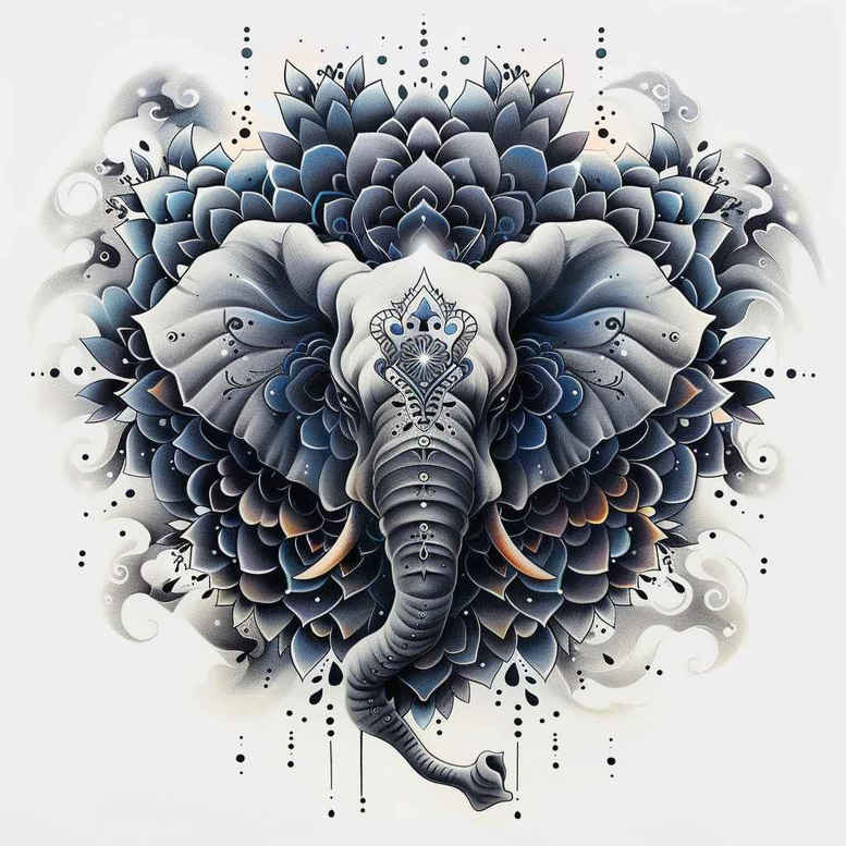 animals-and-harmony – tattoo design ideas free ai generated – neotraditional-color-saturation – for-arm – Gallery: other-animals-inkby-ai