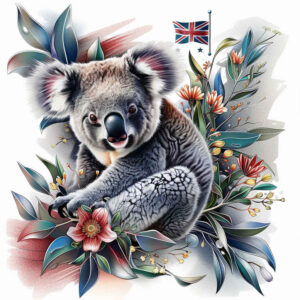 animals-and-harmony – tattoo design ideas free ai generated – neotraditional-vivid-color – for-heel – Gallery: other-animals-inkby-ai
