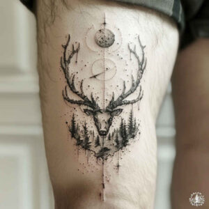 animals-and-nature – tattoo design ideas free ai generated – neotraditional-sharp-contrast – for-lower-arm – Gallery: other-animals-inkby-ai