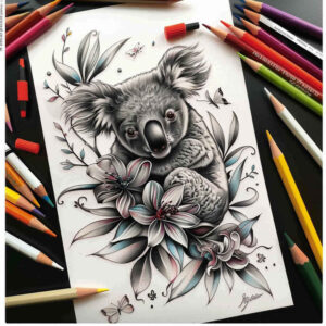 animals-and-nature – tattoo design ideas free ai generated – realism-optical-illusion – for-abdomen – Gallery: other-animals-inkby-ai