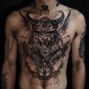 animals-as-talisman – tattoo design ideas free ai generated – neotraditional-dynamic-color – for-inner-arm – Gallery: other-animals-inkby-ai