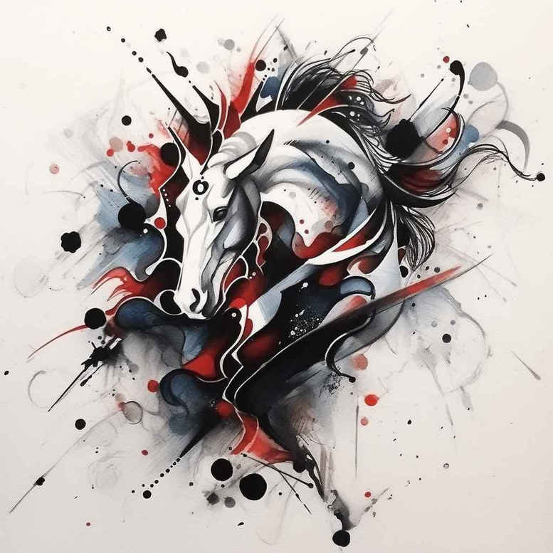 animals-as-talisman – tattoo design ideas free ai generated – neotraditional-layered-shading – for-outer-arm – Gallery: other-animals-inkby-ai