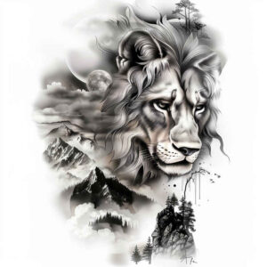 animals-as-talisman – tattoo design ideas free ai generated – neotraditional-textured-shading – for-hand – Gallery: other-animals-inkby-ai