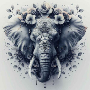animals-as-talisman – tattoo design ideas free ai generated – surrealism-phantasmagoric – for-lower-chest – Gallery: other-animals-inkby-ai