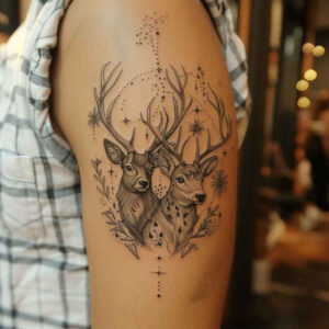 animals-in-art – tattoo design ideas free ai generated – surrealism-translucent-layers – for-neck – Gallery: other-animals-inkby-ai