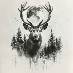 animals – tattoo design ideas free ai generated – neotraditional-artistic-contrast – for-forearm – Gallery: other-animals-inkby-ai