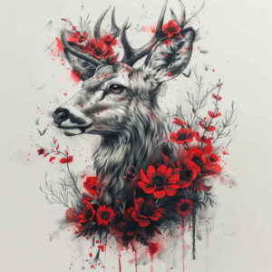 animals – tattoo design ideas free ai generated – neotraditional-modern-classic – for-neck – Gallery: other-animals-inkby-ai