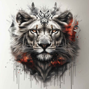 animals-life-symbol – tattoo design ideas free ai generated – realism-dynamic-shadows – for-shoulder – Gallery: other-animals-inkby-ai