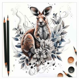animals-life-symbol – tattoo design ideas free ai generated – surrealism-symbolic – for-heel – Gallery: other-animals-inkby-ai