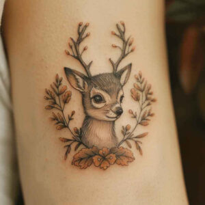 animals-with-3d-effects – tattoo design ideas free ai generated – neotraditional-refined-color-palette – for-lower-chest – Gallery: other-animals-inkby-ai