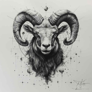 animals-with-contour – tattoo design ideas free ai generated – neotraditional-smooth-gradients – for-upper-thigh – Gallery: other-animals-inkby-ai