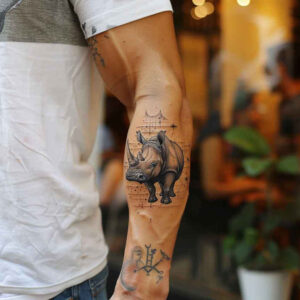 animals-with-detail – tattoo design ideas free ai generated – neotraditional-clean-fill – for-lower-chest – Gallery: other-animals-inkby-ai