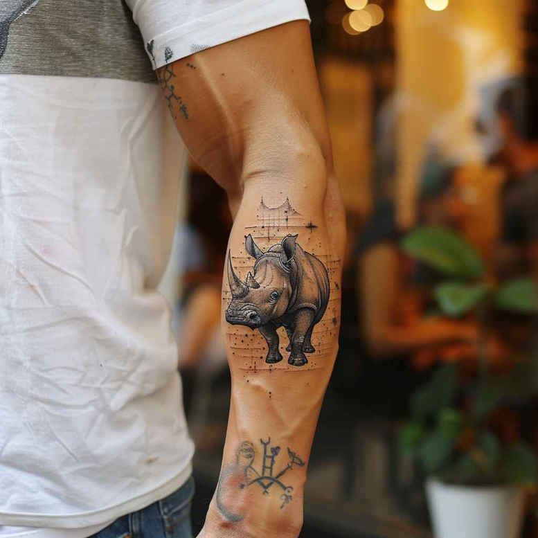 animals-with-detail – tattoo design ideas free ai generated – neotraditional-clean-fill – for-lower-chest – Gallery: other-animals-inkby-ai