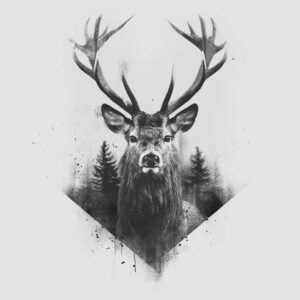 animals-with-dots – tattoo design ideas free ai generated – surrealism-abstract – for-foot – Gallery: other-animals-inkby-ai