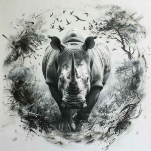animals-with-dots – tattoo design ideas free ai generated – surrealism-vivid-hallucination – for-arm – Gallery: other-animals-inkby-ai