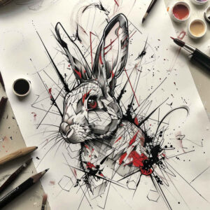 animals-with-energy – tattoo design ideas free ai generated – neotraditional-bold-highlights – for-biceps – Gallery: other-animals-inkby-ai
