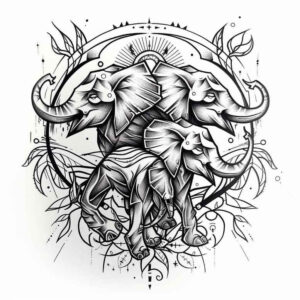 animals-with-energy – tattoo design ideas free ai generated – realism-natural-blush – for-side – Gallery: other-animals-inkby-ai