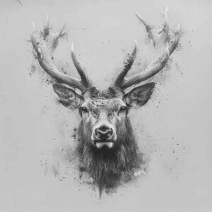 animals-with-flowers – tattoo design ideas free ai generated – neotraditional-structured-design – for-back-shoulder – Gallery: other-animals-inkby-ai