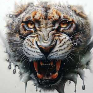 animals-with-lines – tattoo design ideas free ai generated – realism-crisp-detail – for-lower-leg – Gallery: other-animals-inkby-ai