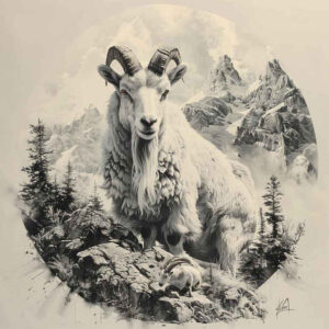 animals-with-shading – tattoo design ideas free ai generated – surrealism-ambiguous-space – for-ribs – Gallery: other-animals-inkby-ai