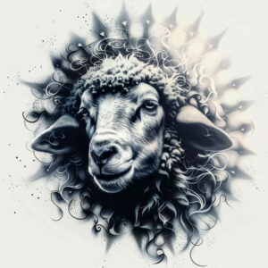 animals-with-spiritual-motif – tattoo design ideas free ai generated – neotraditional-vivid-detail – for-scapula – Gallery: other-animals-inkby-ai