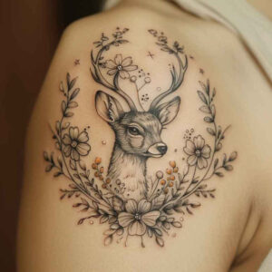animals-with-spiritual-motif – tattoo design ideas free ai generated – realism-true-to-life – for-arm – Gallery: other-animals-inkby-ai