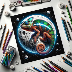 animals-with-symbols – tattoo design ideas free ai generated – realism-natural-look – for-thigh – Gallery: other-animals-inkby-ai