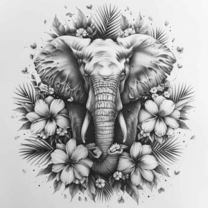 animals-with-tenderness – tattoo design ideas free ai generated – neotraditional-enhanced-shading – for-ribs – Gallery: other-animals-inkby-ai