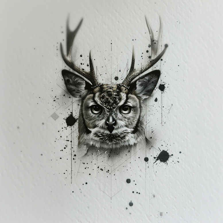 animals-with-tenderness – tattoo design ideas free ai generated – realism-organic-structure – for-fingers – Gallery: other-animals-inkby-ai