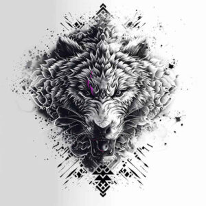 animals-with-tenderness – tattoo design ideas free ai generated – surrealism-unreal – for-side – Gallery: other-animals-inkby-ai