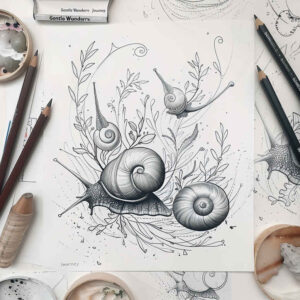 animals-with-wave – tattoo design ideas free ai generated – neotraditional-smooth-gradients – for-shin – Gallery: other-animals-inkby-ai