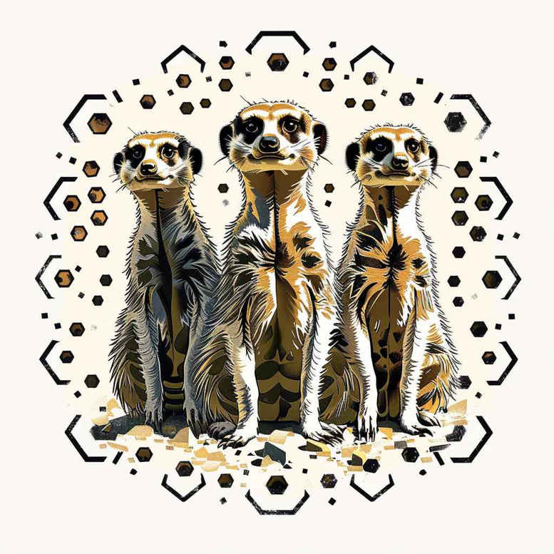 animals-with-wavy-lines – tattoo design ideas free ai generated – neotraditional-clean-lines – for-side – Gallery: other-animals-inkby-ai