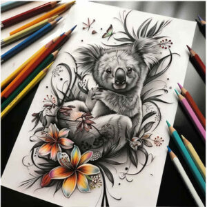 animals-with-wavy-lines – tattoo design ideas free ai generated – neotraditional-layered-inks – for-palm – Gallery: other-animals-inkby-ai