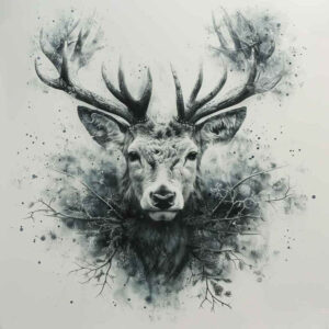 animals-with-wavy-lines – tattoo design ideas free ai generated – realism-refined-highlights – for-upper-shoulder – Gallery: other-animals-inkby-ai