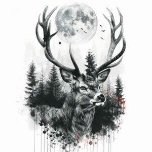 artistic-animals – tattoo design ideas free ai generated – realism-illustrative-style – for-upper-arm – Gallery: other-animals-inkby-ai