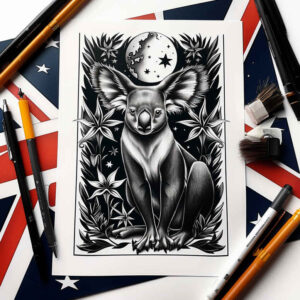 birds – tattoo design ideas free ai generated – neotraditional-bold-texture – for-back – Gallery: other-animals-inkby-ai