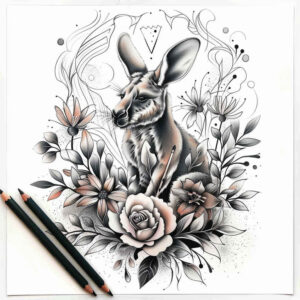 domestic-animals – tattoo design ideas free ai generated – realism-natural-color-palette – for-calf – Gallery: other-animals-inkby-ai