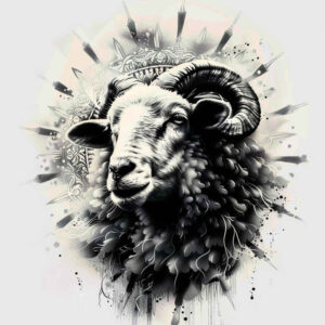 domestic-animals – tattoo design ideas free ai generated – surrealism-psychedelic – for-upper-shoulder – Gallery: other-animals-inkby-ai