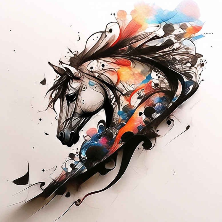geometric-animals – tattoo design ideas free ai generated – neotraditional-balanced-tones – for-collarbone – Gallery: other-animals-inkby-ai
