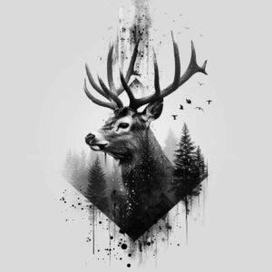 geometric-animals – tattoo design ideas free ai generated – realism-skin-texture – for-foot – Gallery: other-animals-inkby-ai