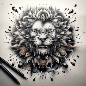 mammals – tattoo design ideas free ai generated – realism-contrast-play – for-hip – Gallery: other-animals-inkby-ai