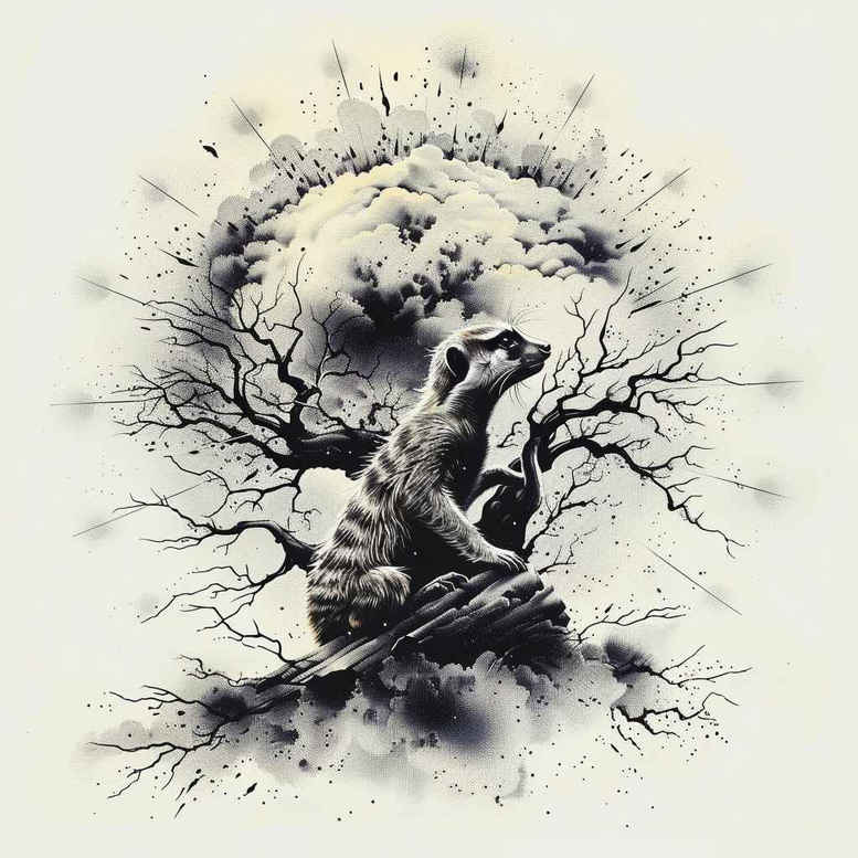 mystical-animals – tattoo design ideas free ai generated – neotraditional-saturated-hues – for-shoulder – Gallery: other-animals-inkby-ai