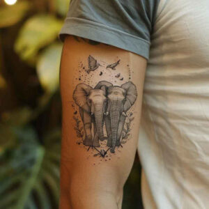 mystical-animals – tattoo design ideas free ai generated – realism-focal-blur – for-sternum – Gallery: other-animals-inkby-ai