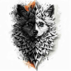 realistic-animals – tattoo design ideas free ai generated – neotraditional-detailed-linework – for-full-back – Gallery: other-animals-inkby-ai