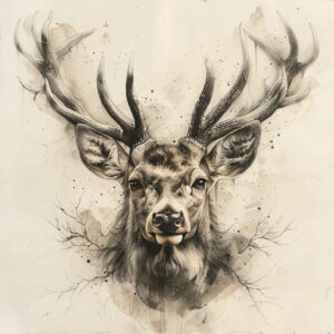 realistic-animals – tattoo design ideas free ai generated – neotraditional-enhanced-shading – for-upper-shoulder – Gallery: other-animals-inkby-ai